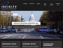 Tablet Screenshot of infinitybuildinginc.com